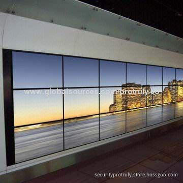 LCD Video Wall, Did Panel From Samsung/Built-in Matrix, 450/700 Nits, LED Back Light, 5.3mm Seamless